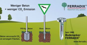 April: Bodenanker: Weniger Beton, weniger CO2